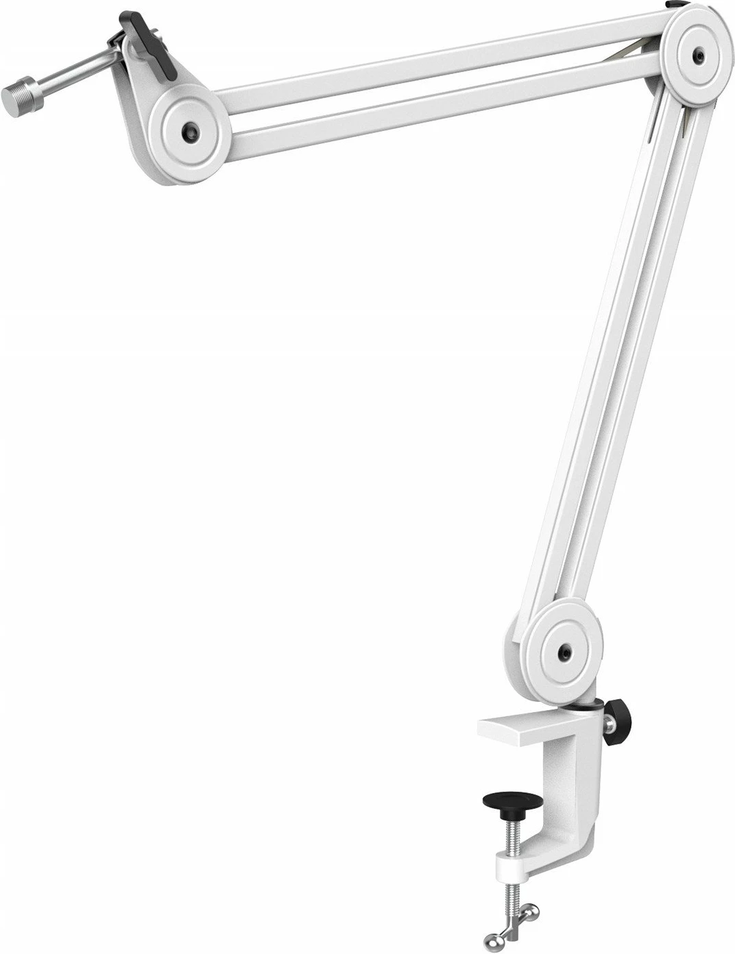 Stativ tavoline për mikrofon Fifine BM63W, krah metalik 79 cm, max 2 kg, i bardhë