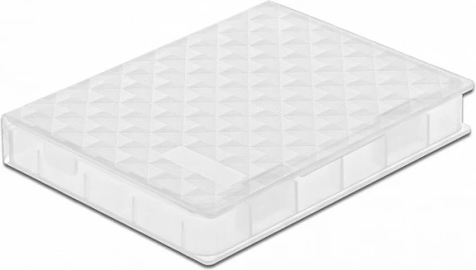 Kuti mbrojtëse DeLOCK për HDD/SSD 2.5", plastike transparente