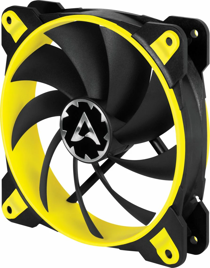 Ventilator kasë Arctic BioniX F120 120mm PWM 4-pin 1800rpm, zi/verdhe, 1 copë