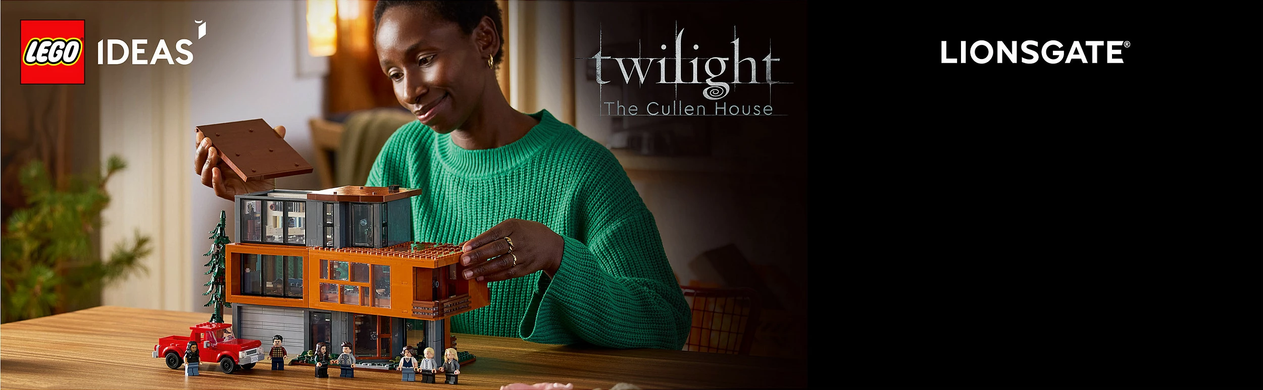 Set ndërtimi LEGO Ideas Twilight The Cullen House 21354, 2001 pjesë, 18+, shumëngjyrësh