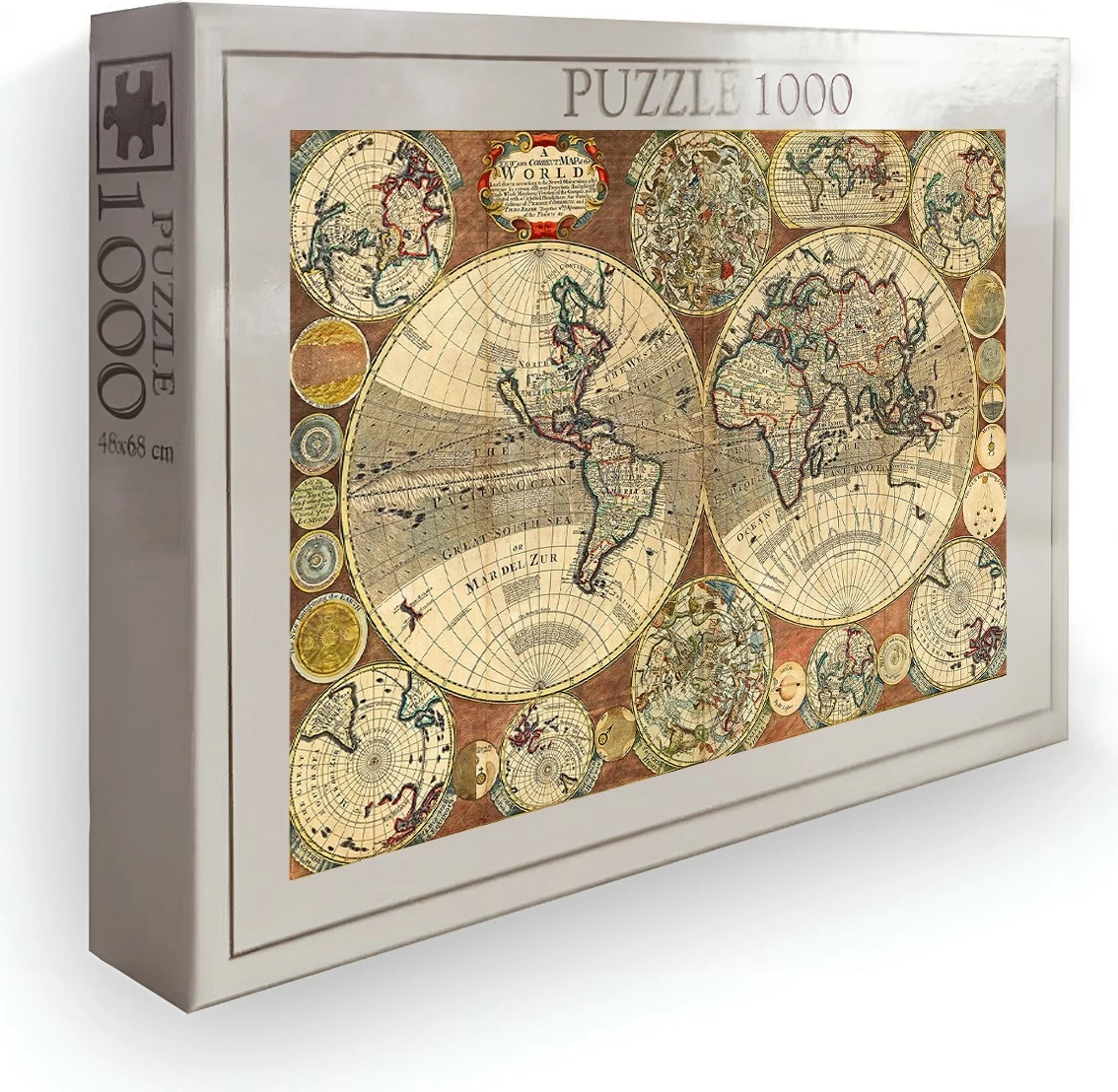 Puzzle 1000 copë, Evila Originals, shumëngjyrësh, PZL_0127_1000