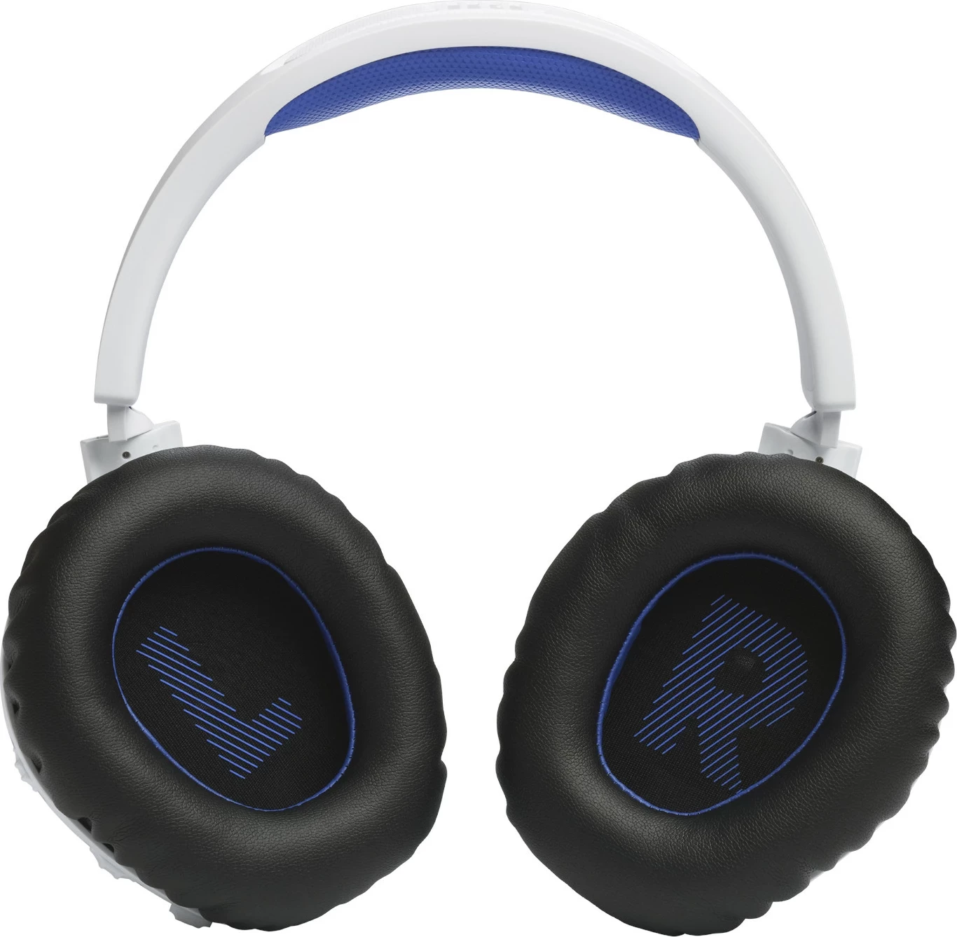 Kufje gaming JBL Quantum 360P, wireless, mikrofon i shkëputshëm, bateri 22 orë, bardhë dhe kaltër