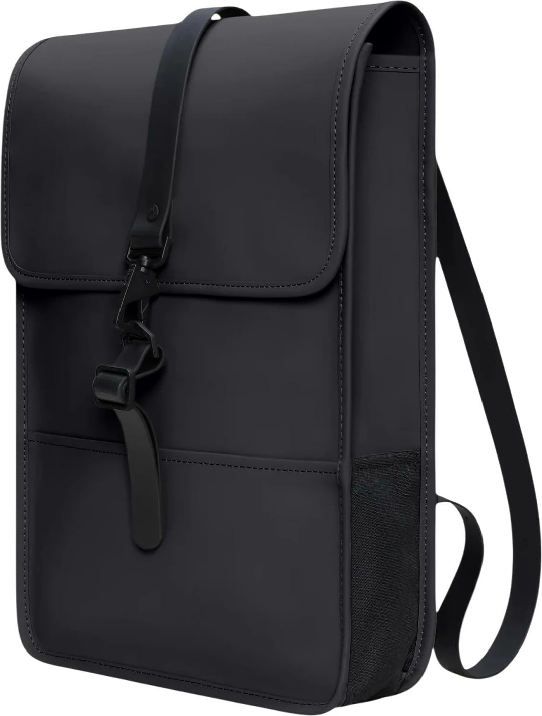 Çantë shpine unisex Rains Backpack Mini W3 13020, e zezë