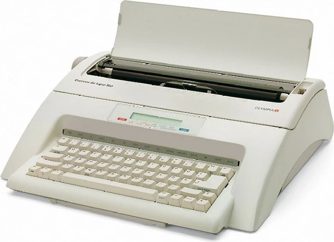 Makinë shkrimi Olympia Carrera de luxe MD, LCD, 5.4 kg, e bardhë