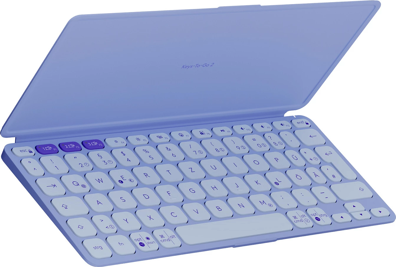 Tastierë Logitech Keys-To-Go 2, DE, lilac