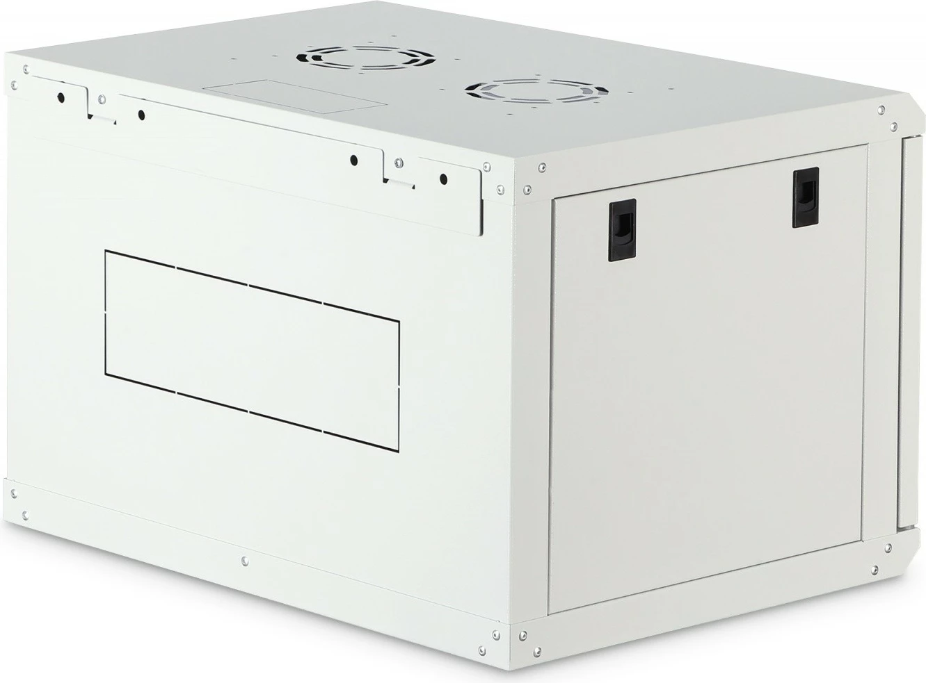 Kabinet rrjeti muror 19" 7U, Digitus DN-37100, derë me xham, 60 kg, IP20, i pa-montuar, gri