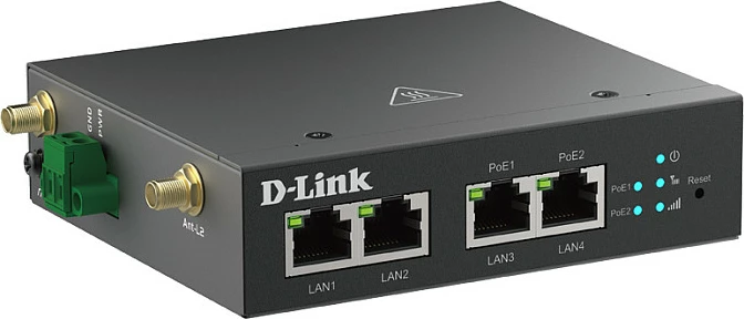 Router 4G LTE D-Link DWM-314-TP/E, VPN, PoE+, 4x LAN, i zi