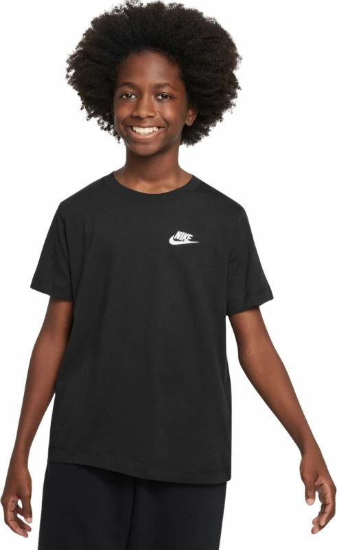 Maicë fëmijësh Nike Sportswear FZ5177 010, e zezë [Madhësia: S]