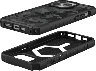 Mbështjellës UAG Pathfinder MagSafe për iPhone 15 Pro Max, moro i zi
