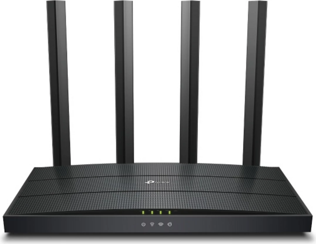 Router, TP-Link, Archer AX12, me 4 antena, e zezë