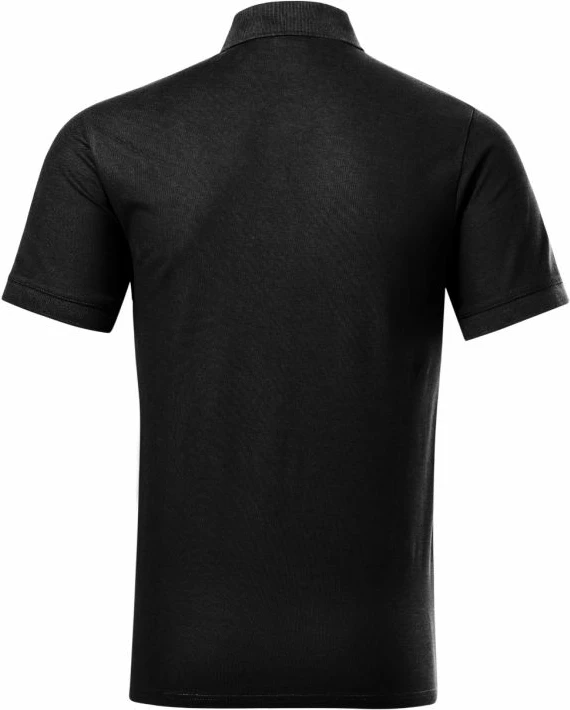 Polo maicë Malfini për meshkuj, e zezë