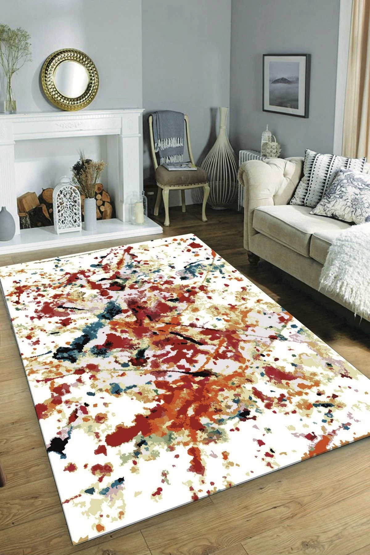 Qilim Conceptum Hypnose, printim vajor, shumëngjyrësh, 120x180cm