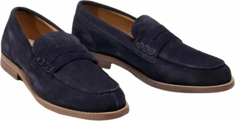 Atlete të lëkurës suede për meshkuj Tommy Hilfiger, blu marin