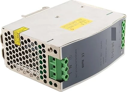 Trafo 12V DC DR-75W 6.5A për montim në shina