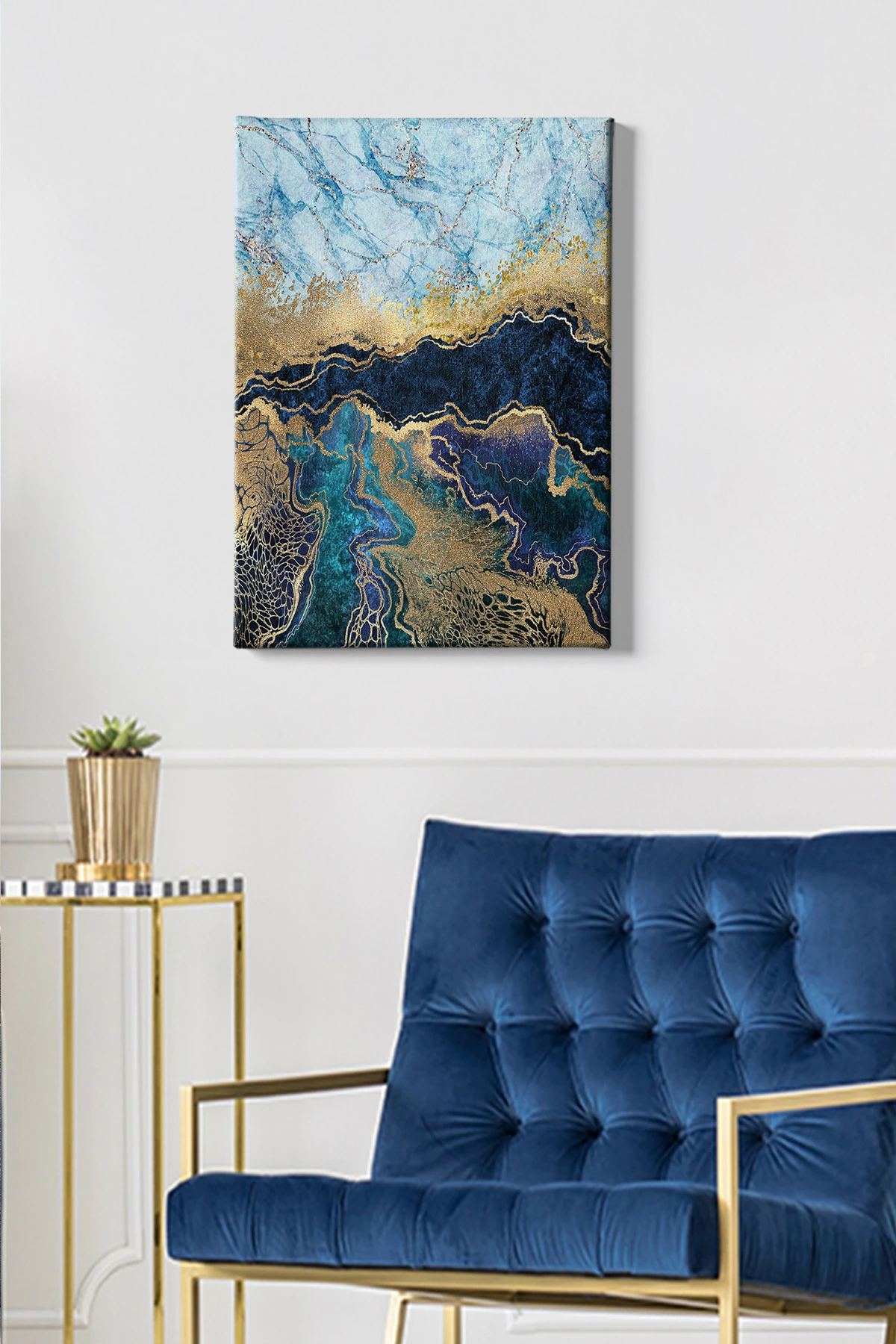 Pikturë dekorative në kanavacë, shumëngjyrëshe, 50x70cm