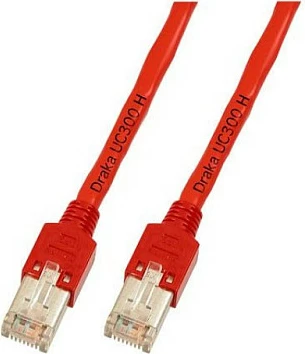 Kabllo rrjeti EFB Elektronik Draka UC300 TM11, RJ45 Cat5e F/UTP, 1 m, e kuqe