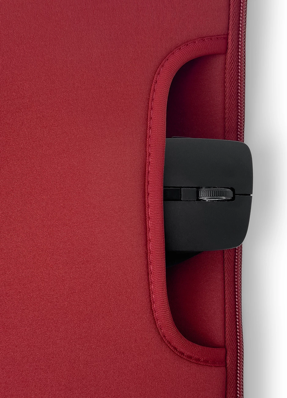 Çantë laptopi Hurtel universal 15.6", neopren, e kuqe