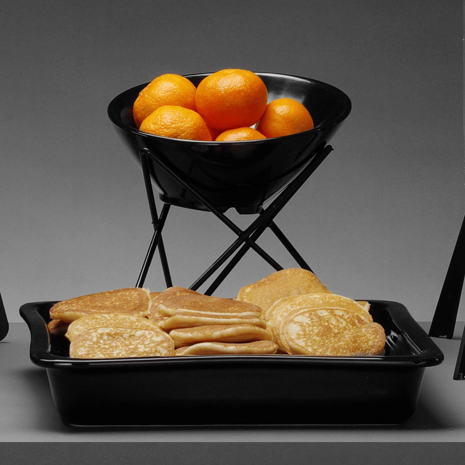 Stendë ekspozimi antirrëshqitje, Fine Dine, 265x230x200 mm, e zezë