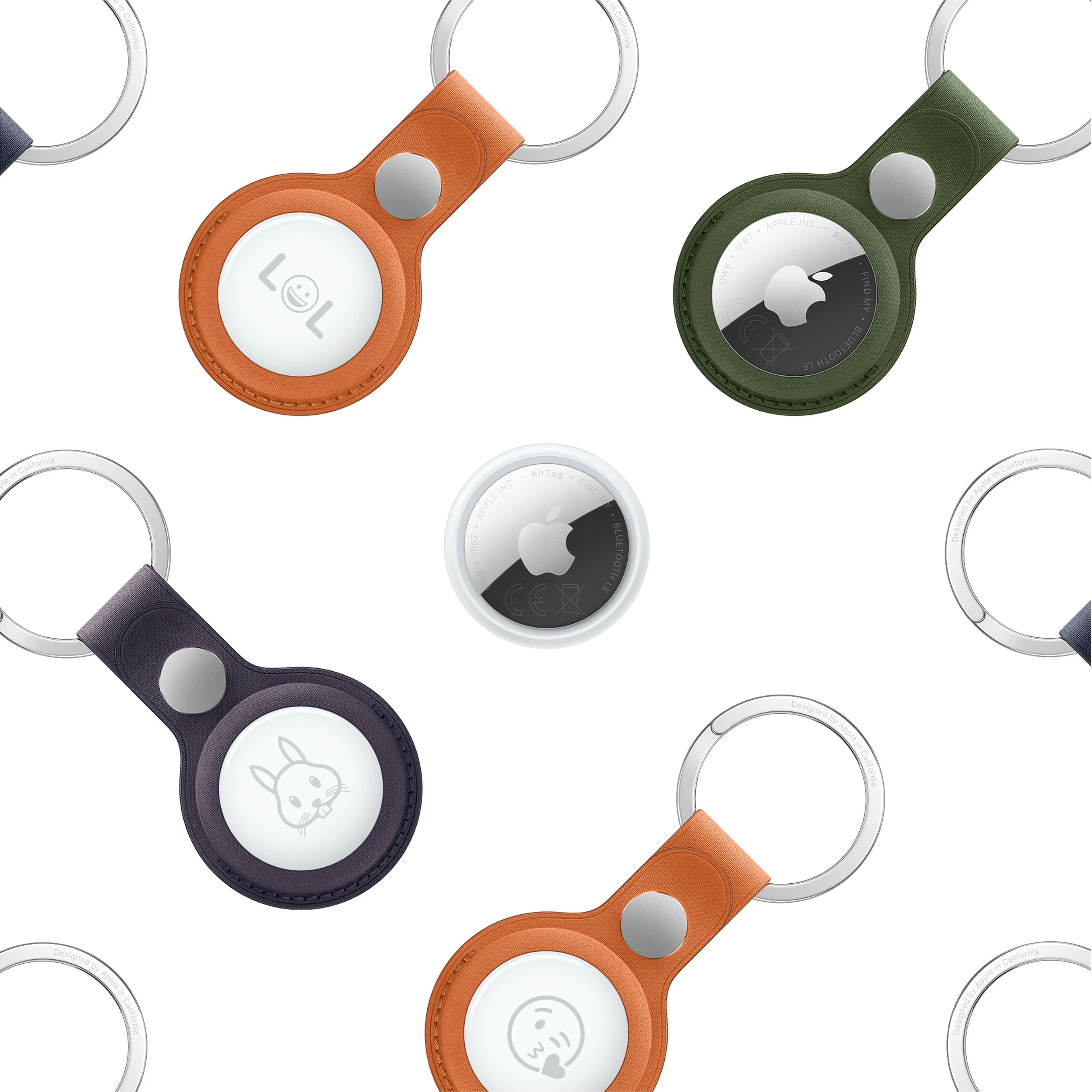 Gjurmues Apple AirTag, Bluetooth/NFC, bateri CR2032, i bardhë/argjendtë