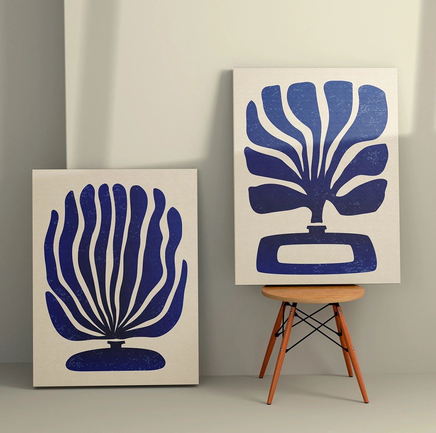 Pikturë dekorative në kanavacë (2 copë), Wallity, 2KNV4312, 50x70cm