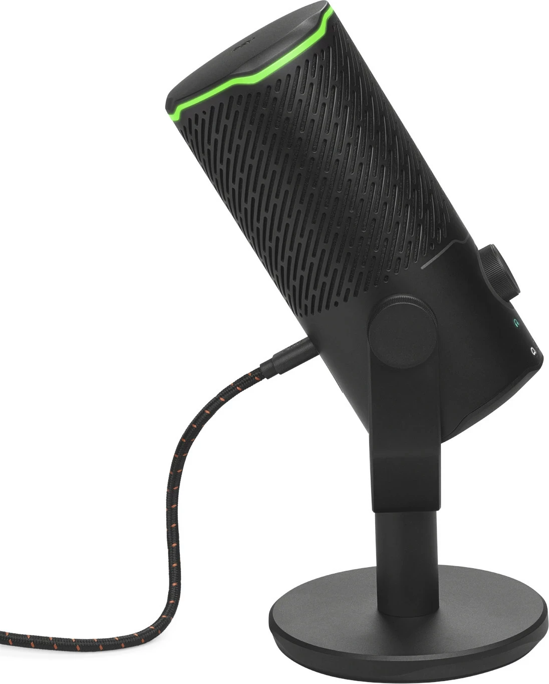 Mikrofon JBL Quantum Stream Studio, 4 mënyra regjistrimi, RGB VU meter, i zi