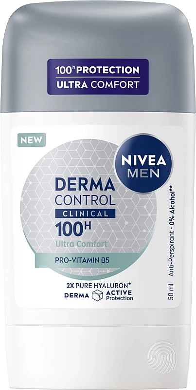 Deodorant stick për meshkuj Nivea Men Derma Control Clinical Ultra Comfort 50ml