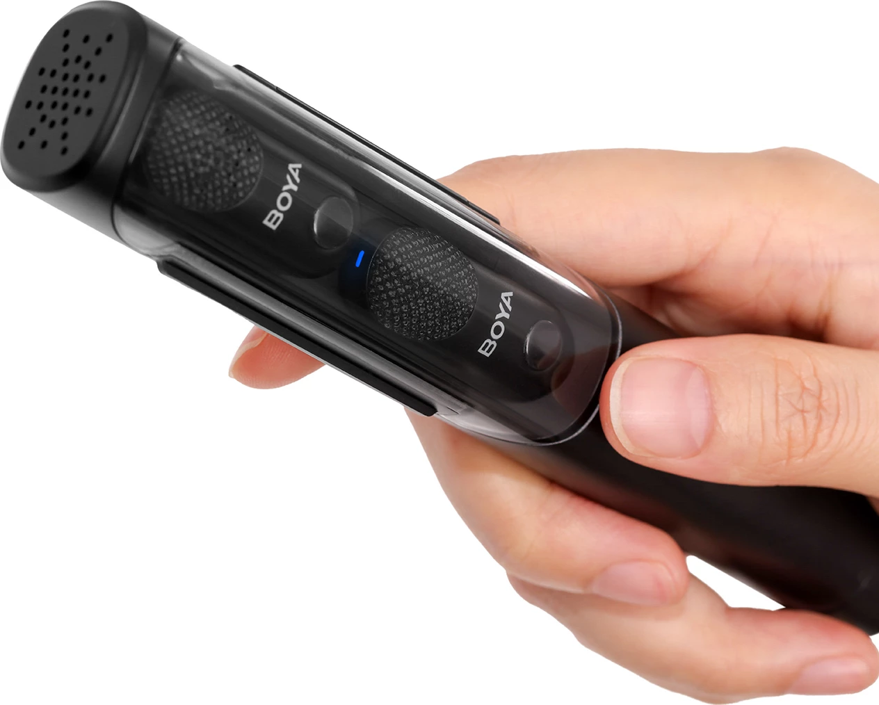 Mikrofon pa tela BOYA MAGIC-03 2.4GHz USB-C, set me 2 transmetues, i zi