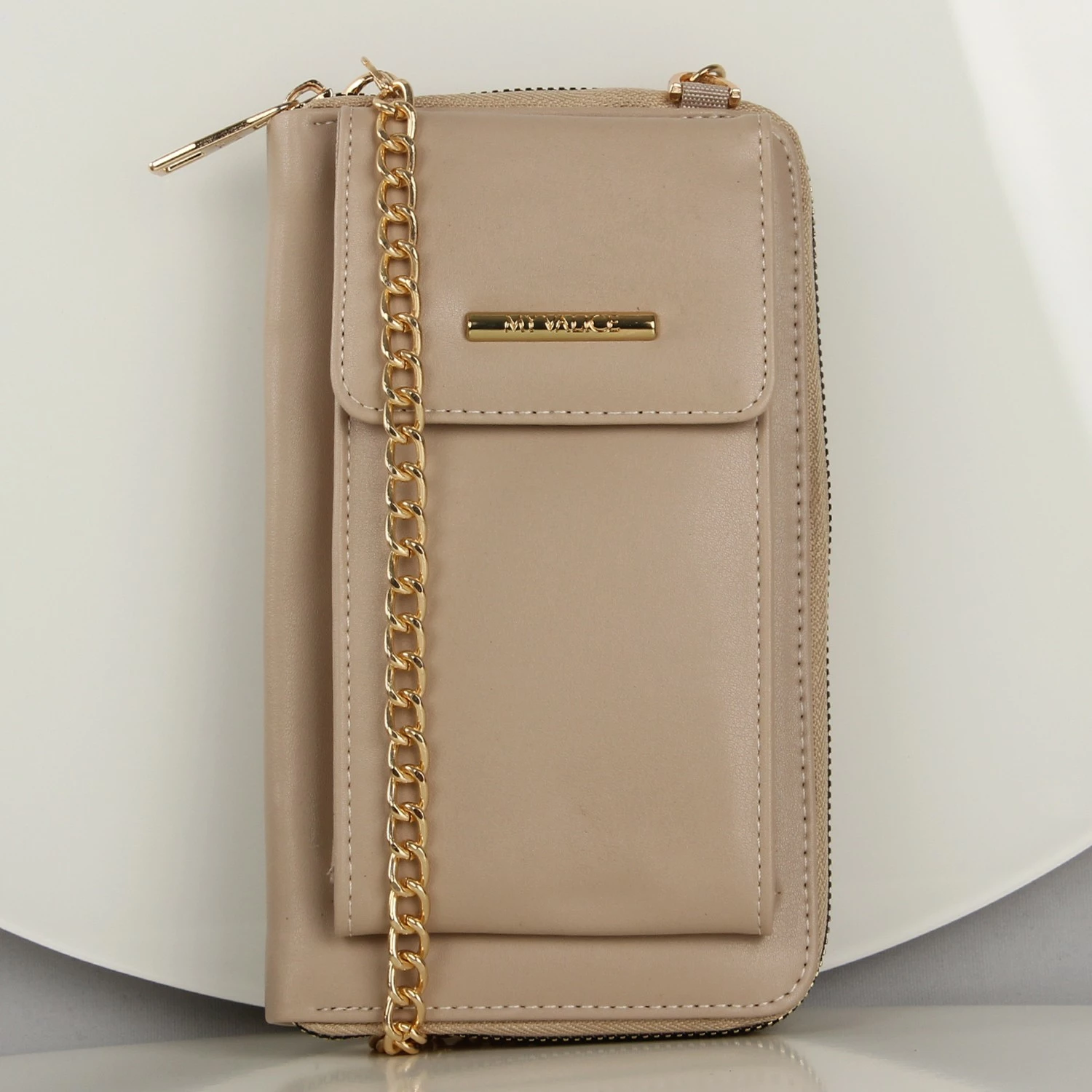 Kuletë-crossbody Zoozie Bags, ngjyrë mink, 1128