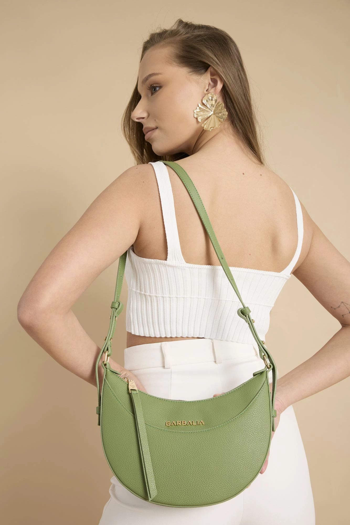 Çantë shpine Zoozie Bags, Santorini, ngjyrë mente