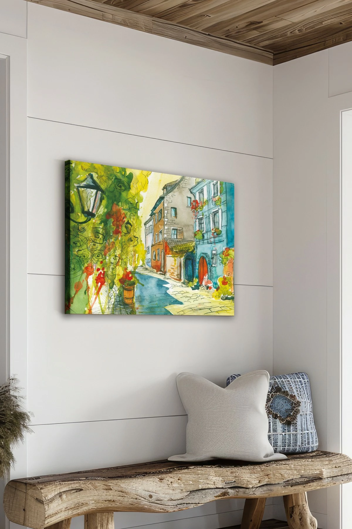 Pikturë dekorative në kanavacë, shumëngjyrëshe, Wallity Ersyfdc171, 40x60cm