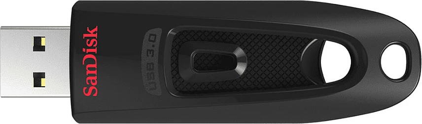 USB SanDisk Ultra, 512 GB, USB Type-A, 3.2 Gen 1, 100 MB/s, Slide, Black