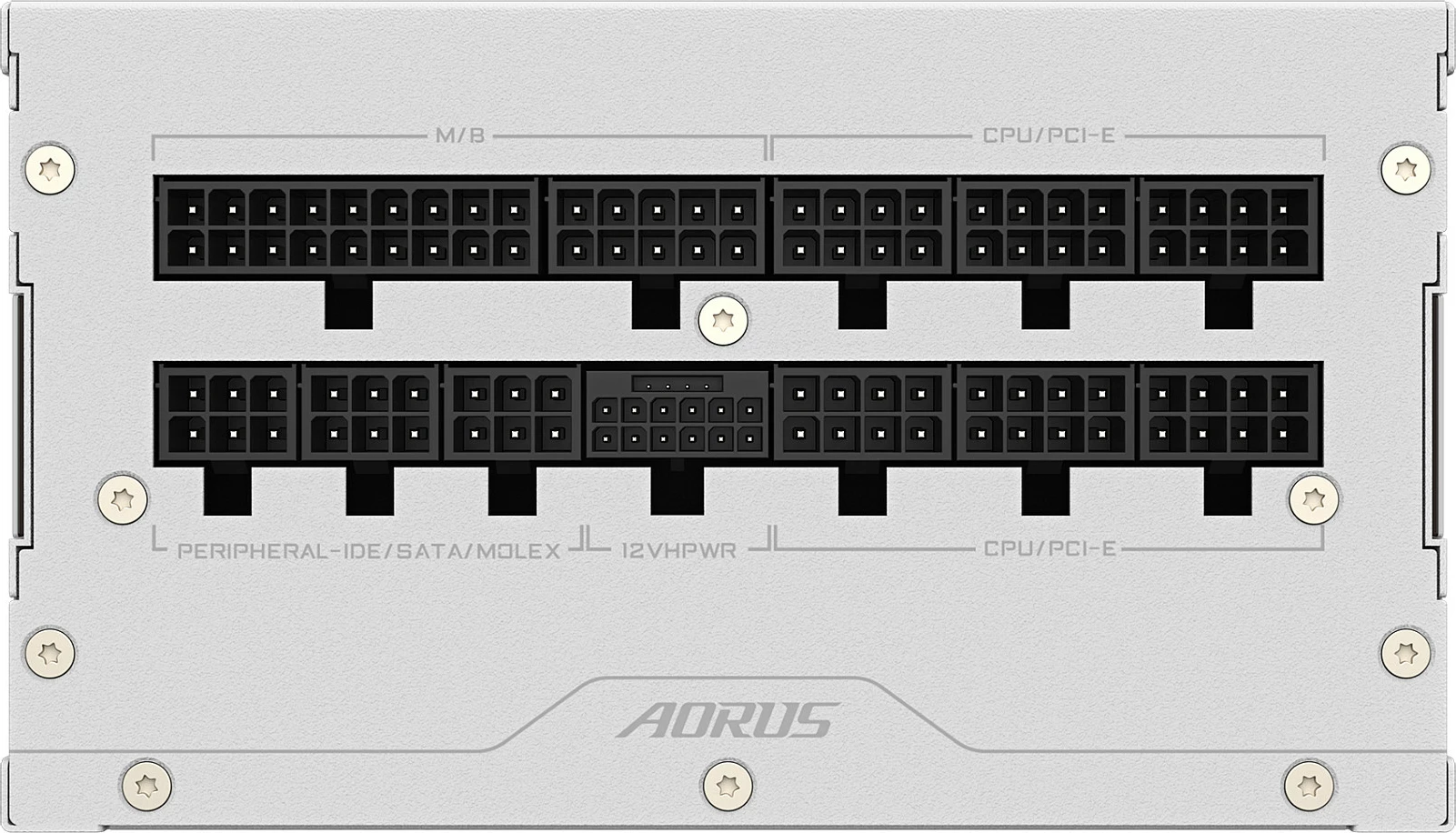 Furnizues energjie Gigabyte AORUS ELITE AE1000PM PG5 1000W, 80 Plus Platinum, bardhë