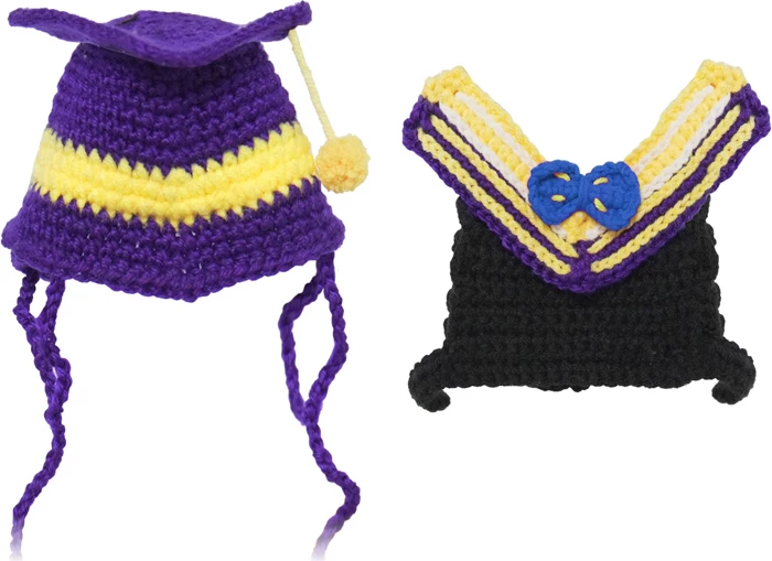 Kostum i thurur, Loona, Loona Premium Student, MPN 99904CK00020, set 2 pjesë, vjollcë/verdhe/zi