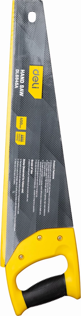 Sharrë dore Deli Tools EDL6845A, 450 mm, e verdhë