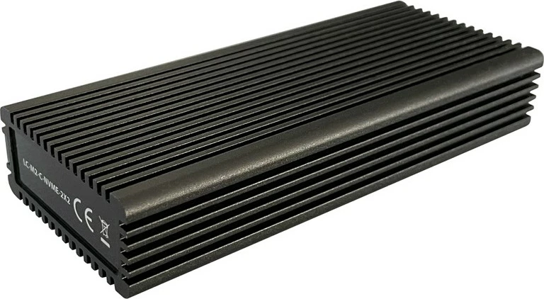 Kasë SSD LC-Power LC-M2-C-NVME-2X2, M.2, PCI Express, USB 3.2 Gen 2x2, e zezë
