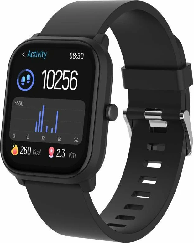 Smartwatch Denver SWK-120B 1.75\" IPS touchscreen, Bluetooth 5.3, IP68, për fëmijë, i zi