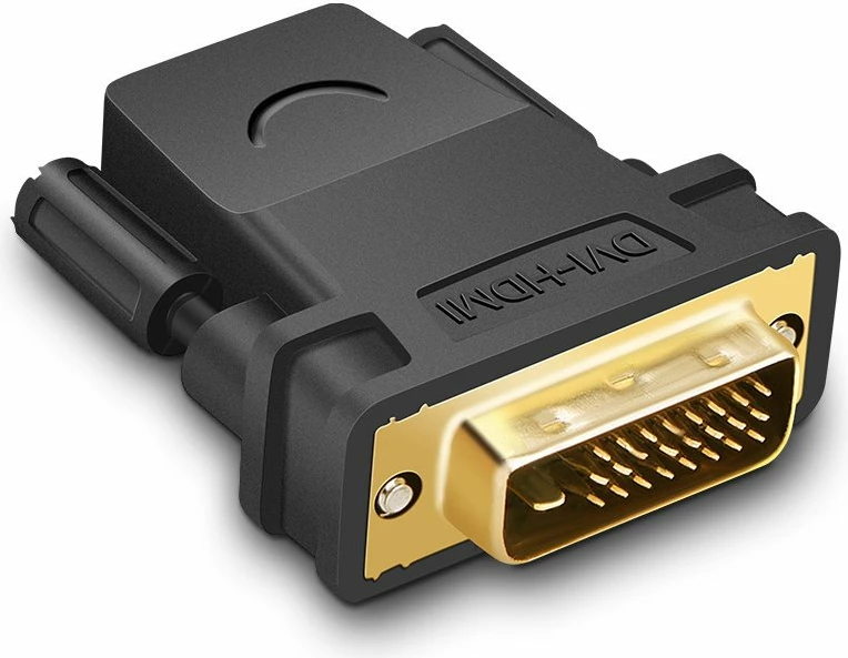 Adapter HDMI në DVI-D 24+1 Ugreen 20124, FHD, i zi