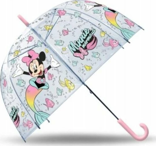 Çadër për fëmijë Kids Euroswan MN30025, automatike transparente 48 cm, motiv Mickey Mouse, shumengjyrëshe