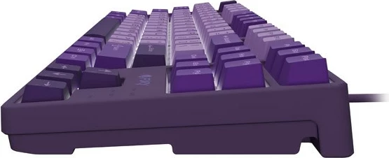 Tastierë mekanike Fury Kanabo K2, 80% TKL, me drita të bardha, ngjyrë vjollcë
