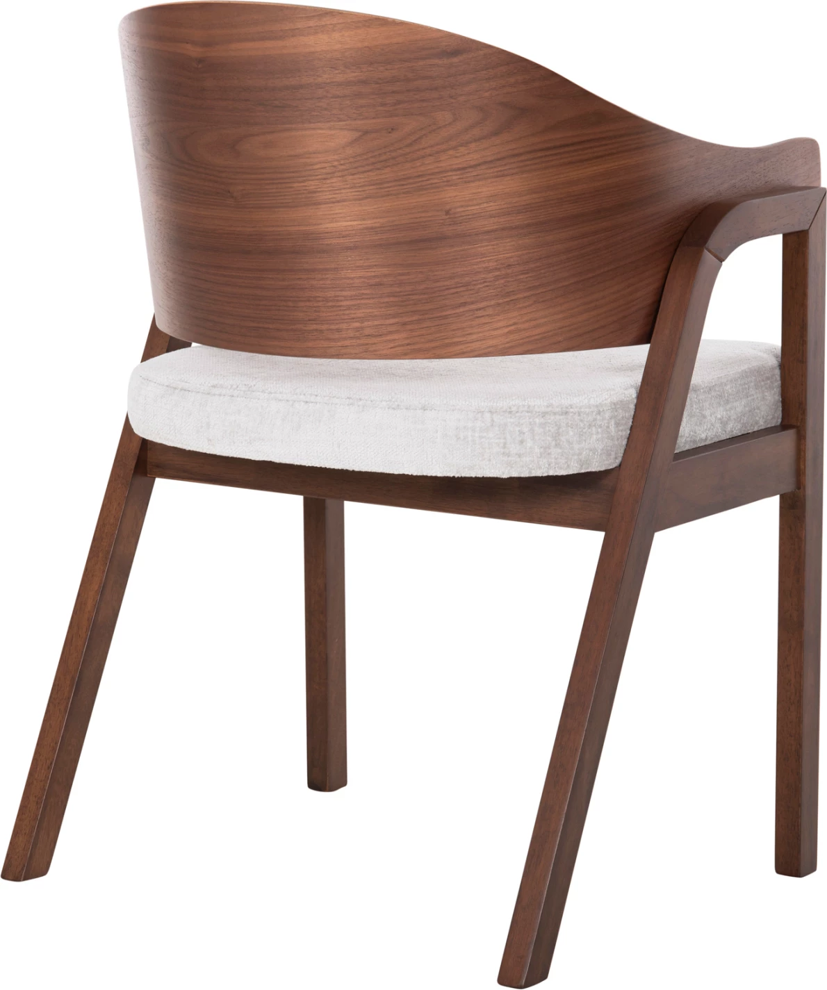 Karrige për ngrënie NERO FH9972 dru gome ngjyrë arre-gri, set prej 2 copë