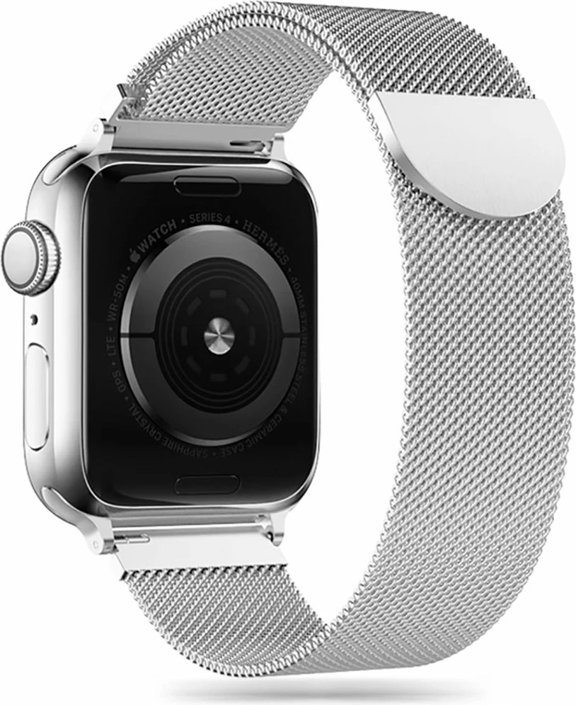 Rrip për Apple Watch Tech-Protect MilaneseBand, 38/40/41 mm, Argjend