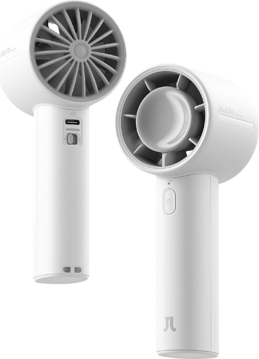 Ventilator dore Jisulife Handheld Fan 10 4000mAh USB-C, gri, set (kabllo USB-C, litar, udhëzime) 7