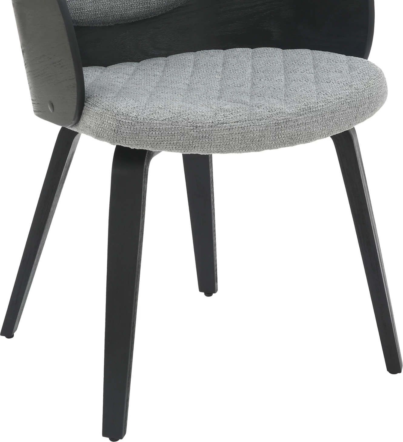 Karrige për ngrënie DARNELL FH9974.02 dru i përpunuar ngjyrë zezë-gri 56x56x83Hcm