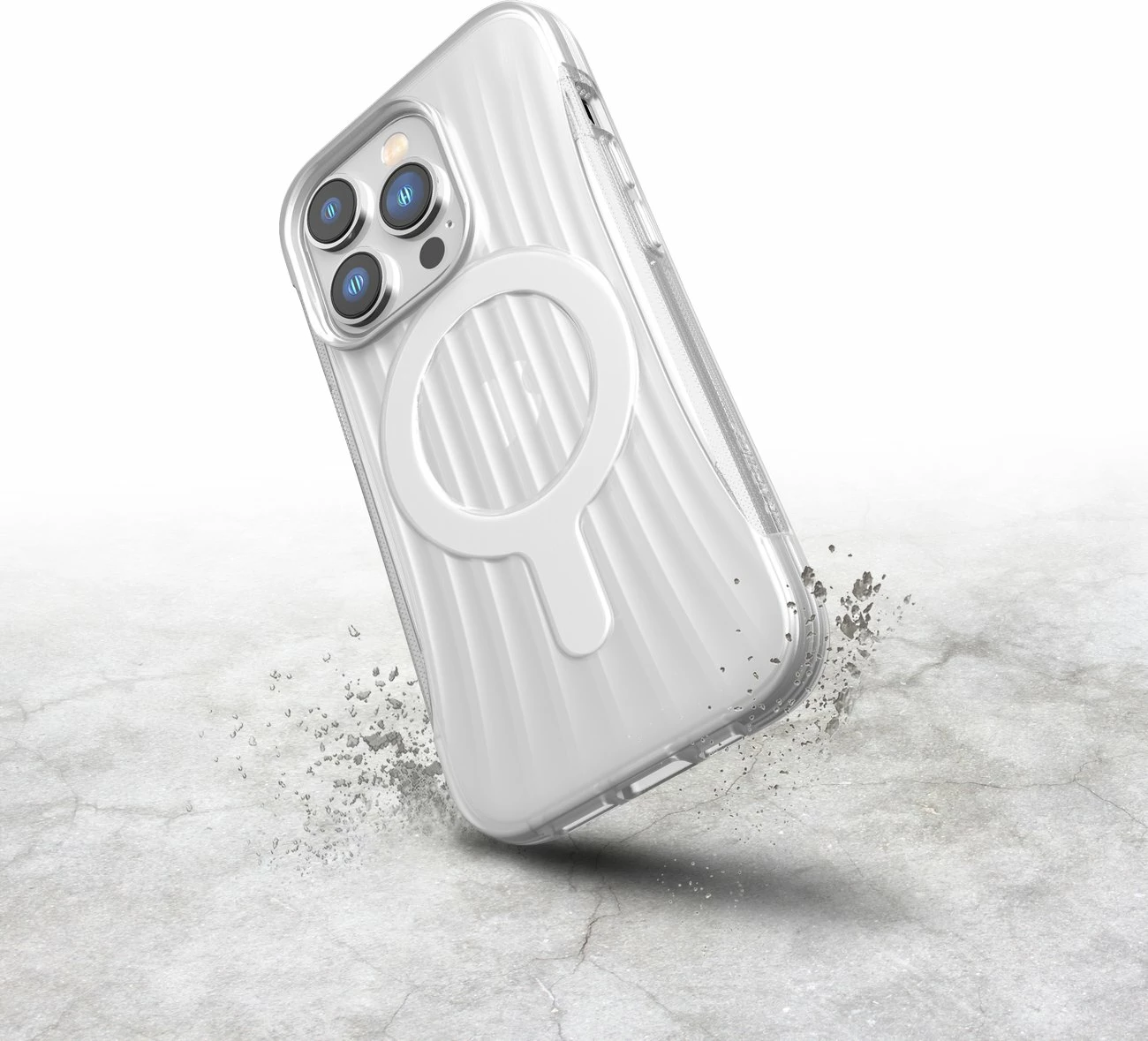 Mbështjellës Raptic X-Doria Clutch për iPhone 14 Pro me MagSafe, Transparent