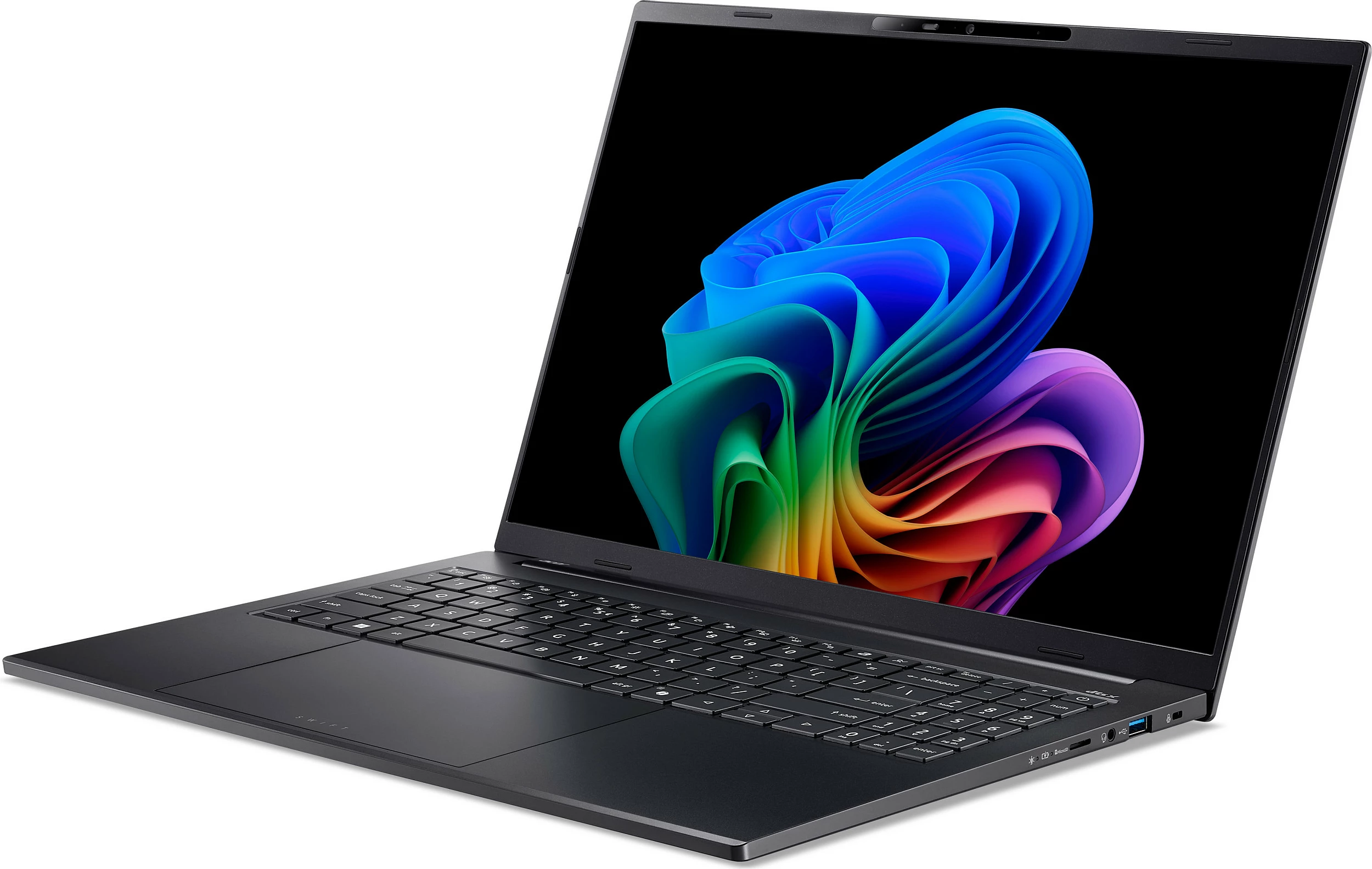 Laptop Acer Swift Go 16 AI SFG16-74-71TF, Core Ultra 7, 32GB RAM, 1TB SSD, 16" 2K, Windows 11, gri e errët