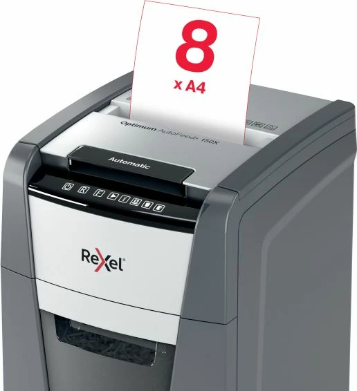 Grirës dokumentesh Rexel AutoFeed+ 150X P-4, 44 L, i zi