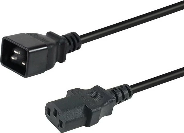 Kabllo rryme EQUIP 3m, C20 në C13, e zezë