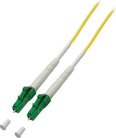 Kabllo optike patch EFB Elektronik Simplex LC/APC–LC/APC, OS2 G.657.A2, 3m, LSZH, 2mm, e verdhë