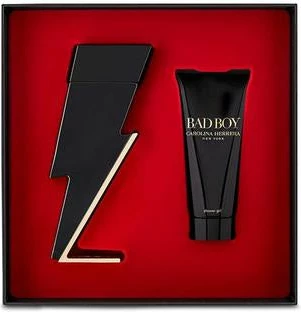 Set Eau De Toilette Carolina Herrera Bad Boy 100 ml + shampo për trup 100 ml