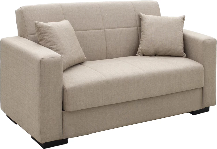 Set dhome ndeje 2 pjesë Vox stof ngjyrë krem